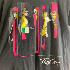 vintage 1987 THE CARS DOOR TO DOOR double sided single stitch tee shirt LARGE